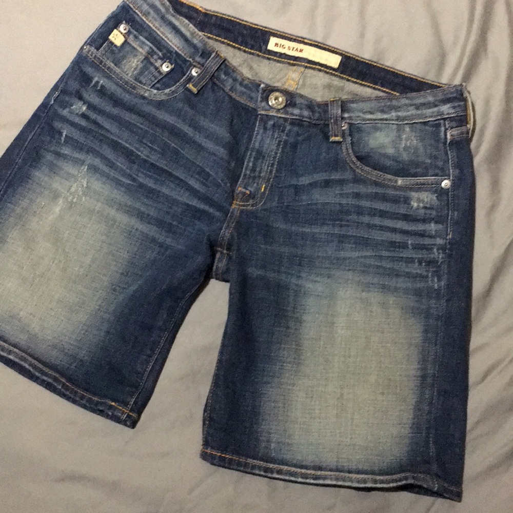 Big Star shorts large blue jean